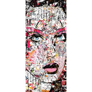 Woman with Blue Eyes, 54" x 24", original