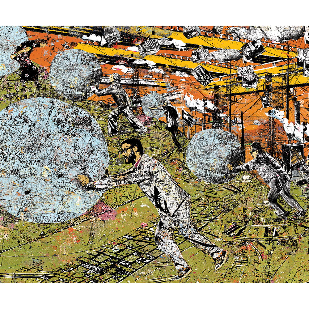 Sisyphus Race 60" x 84", Original