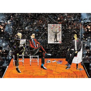 The Waiting Room, 44" x 60", Original