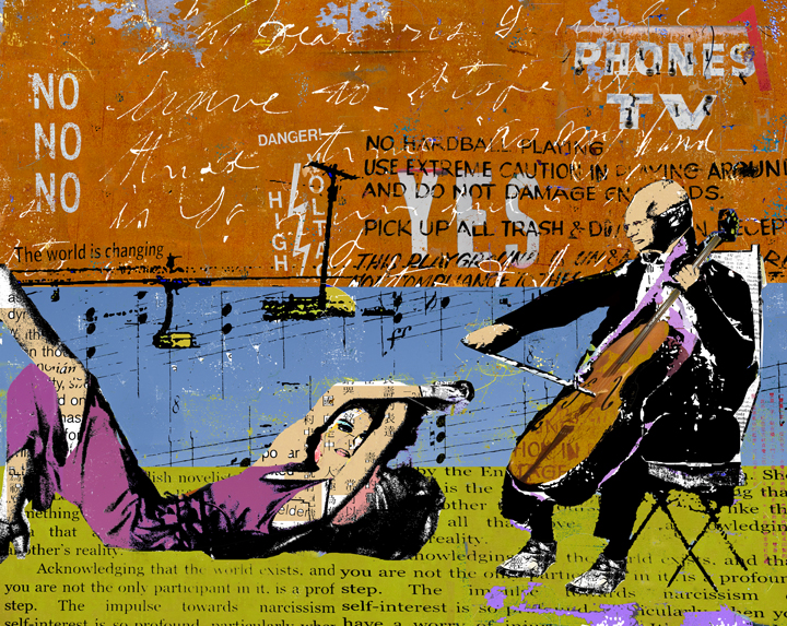 man with a Cello