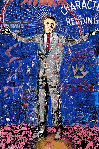 <i>The Candidate with Ferris Wheel</i>, inkjet on aluminum, limited edition